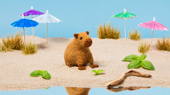 Meet Carlos — Sew Heart Felt's New Capybara And The Art Of Doing Absolutely Nothing Sew Heart Felt