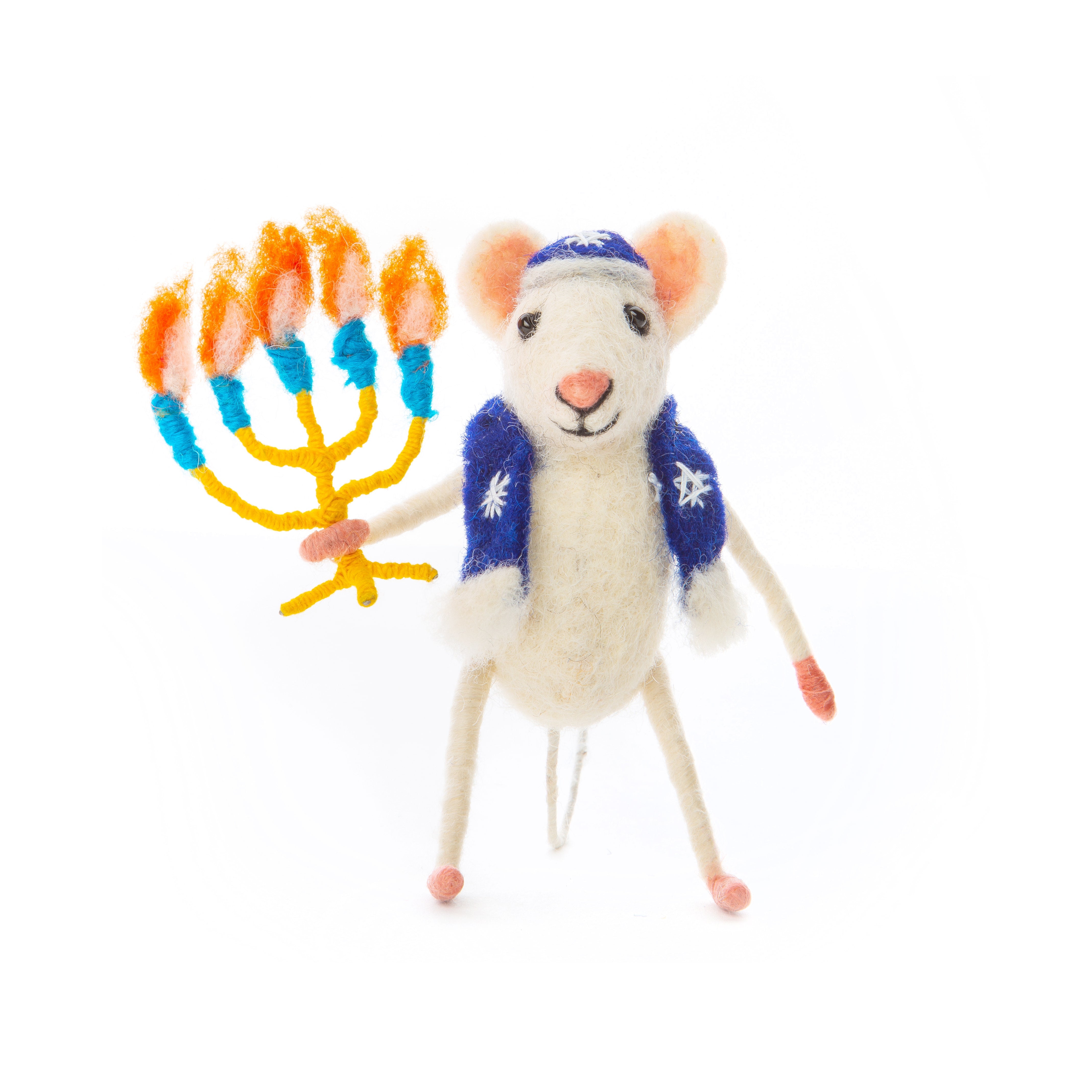 Felt Happy Hanukkah Mouse