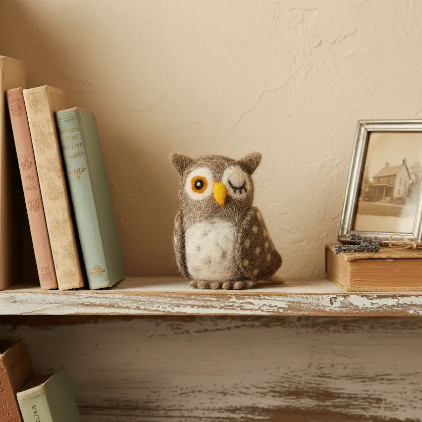 Baby Owl Sew Heart Felt