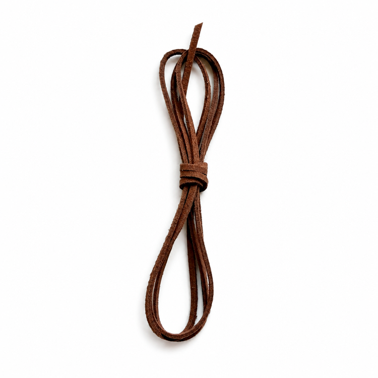 Extra brown suede cord included free with every Sew Heart Felt bag tag