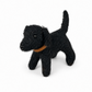 Felt Black Labrador Dog Sew Heart Felt