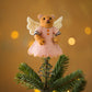 Pretty Angel Bear Tree Topper Sew Heart Felt