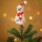 Christmas Polar Bear Tree Topper