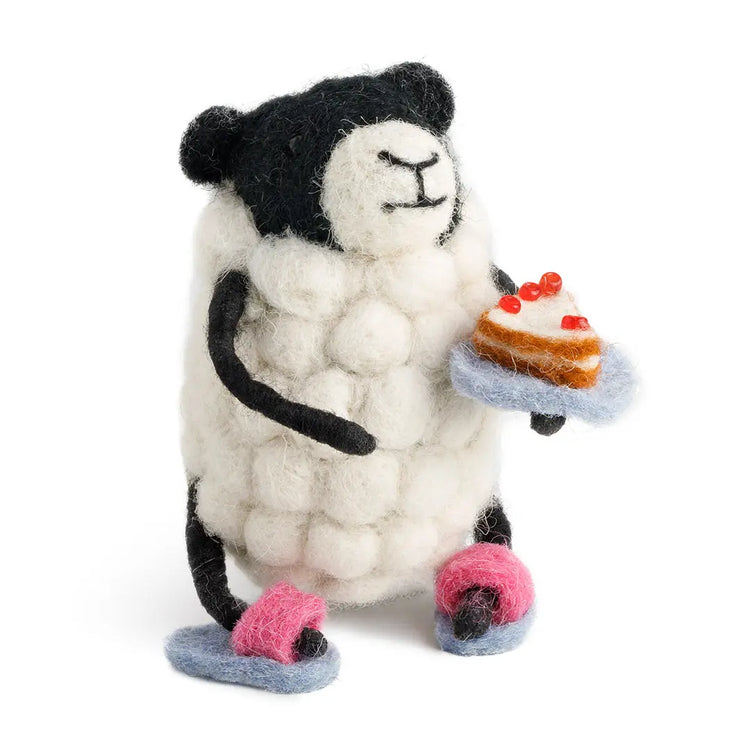 NEW Slice Of Cake Sheep Sew Heart Felt