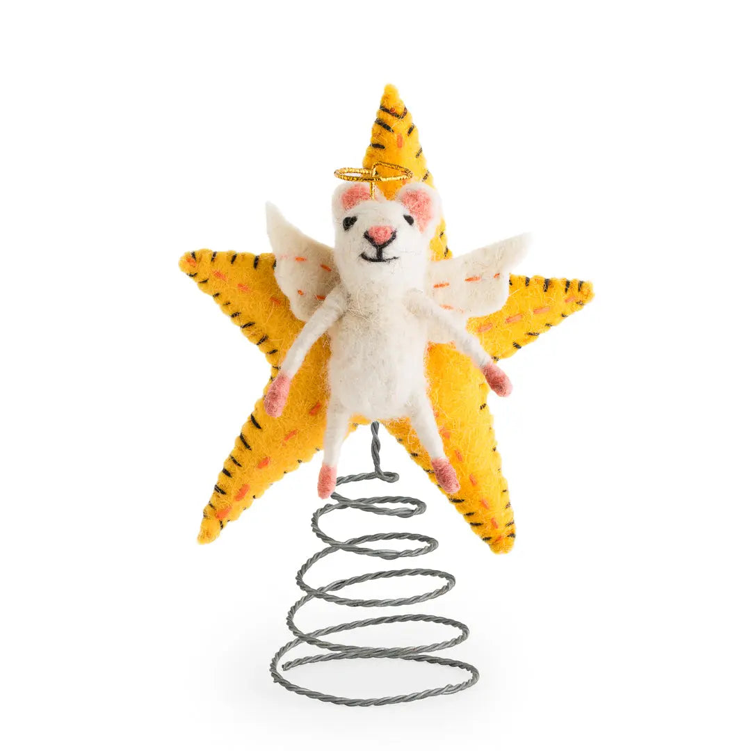 Star of Wonder Mouse Tree Topper Sew Heart Felt