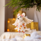 Christmas Angel Mouse Decoration Sew Heart Felt