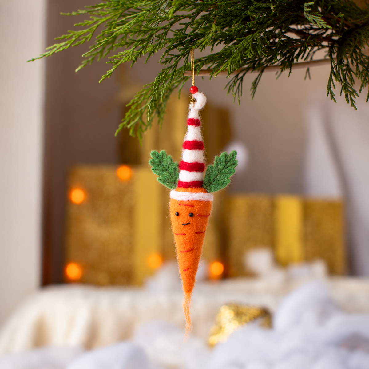 Colin Carrot Decoration Sew Heart Felt