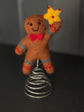Festive Gingerbread Man Tree Topper