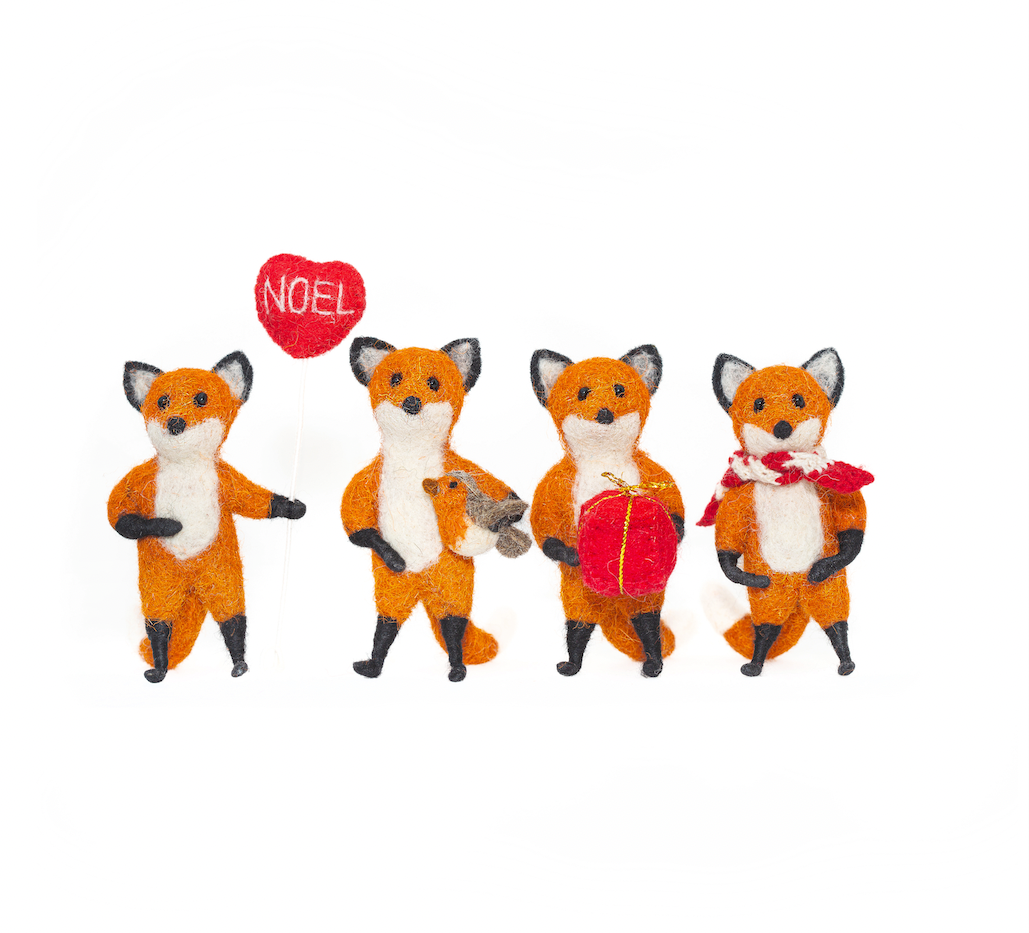 Four Festive Foxes Bundle