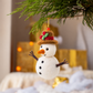 Frosty Snowman in a Hat Decoration Sew Heart Felt