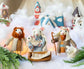 Felt Shepherd and Sheep Nativity Set
