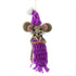 Needles & Purple Knitting Mouse Decoration Sew Heart Felt