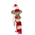 Needles & Stripey Knitting Mouse Decoration Sew Heart Felt