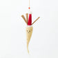 Peter Parsnip Decoration (Set of 4) Sew Heart Felt