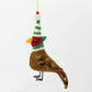 Pleasant Pheasant in a Pointy Hat Decoration (Set of 4) Sew Heart Felt