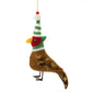 Pleasant Pheasant in a Pointy Hat Decoration Sew Heart Felt