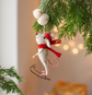 Skater Mouse Christmas Decoration