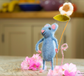 Felt Pretty Blue Mouse with Flower