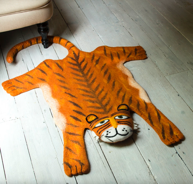 Raj the Tiger Rug, Animal Rugs