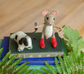 Felt Dog Walker Mouse