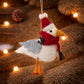 Sea Breeze Seagull in Winter Woolies Decoration (Set of 4) Sew Heart Felt