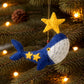 Star Gazey Whale with a Star Decoration (Set of 4) Sew Heart Felt