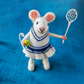 Tennis Mouse Sew Heart Felt