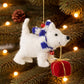 Willie Westie with Big Prezzie Decoration (Set of 4) Sew Heart Felt