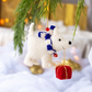 Willie Westie with Big Prezzie Decoration Sew Heart Felt