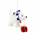 Willie Westie with Big Prezzie Decoration Sew Heart Felt