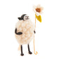 Felt Barbara Sheep with Flower