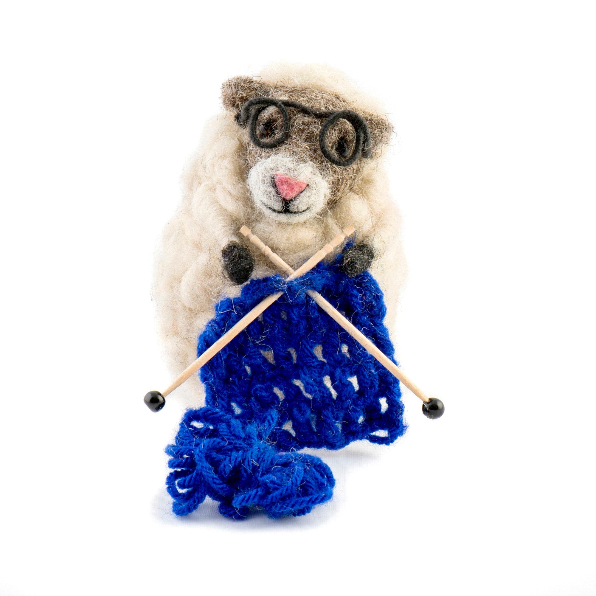 Felt Knitting Nancy Sheep
