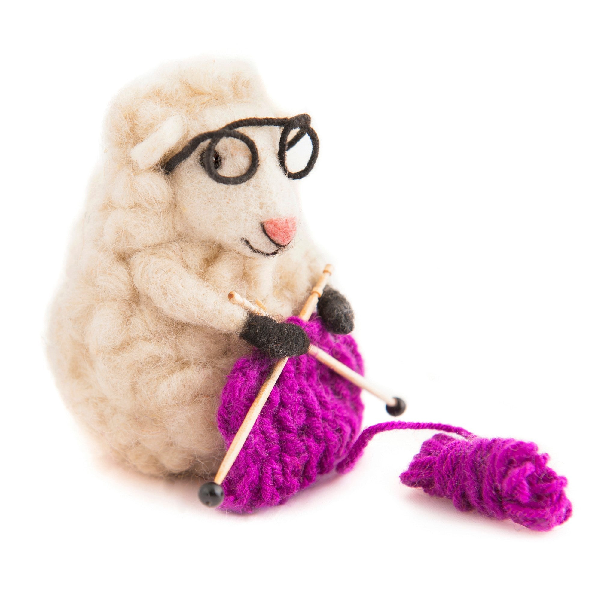 Felt Knitting Nell Sheep