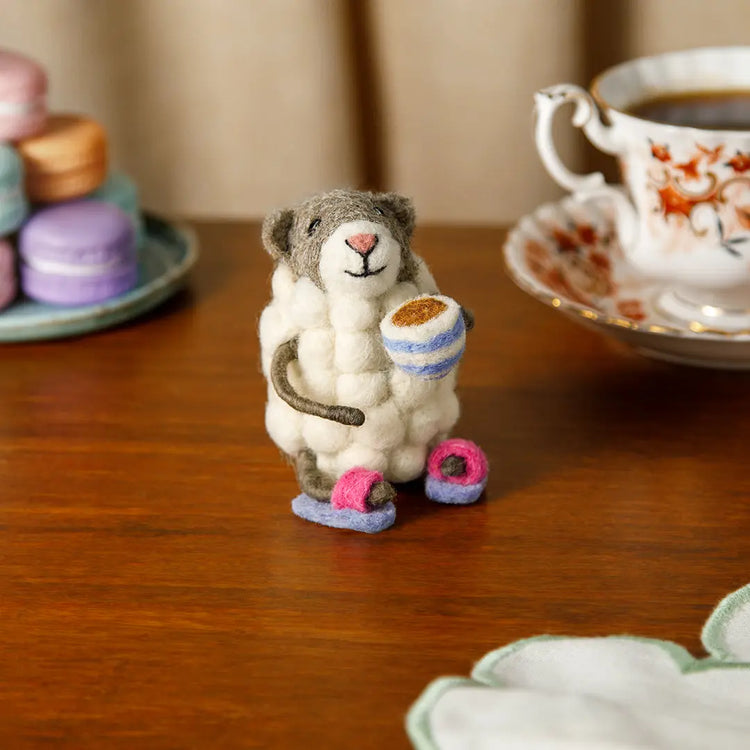 NEW Cuppa Tea Sheep Sew Heart Felt