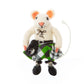 Scottish Mouse in Green Kilt