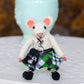 Scottish Mouse in Green Kilt