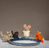 Cat Lady Mouse Sew Heart Felt