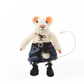 Scottish Mouse in Blue Kilt