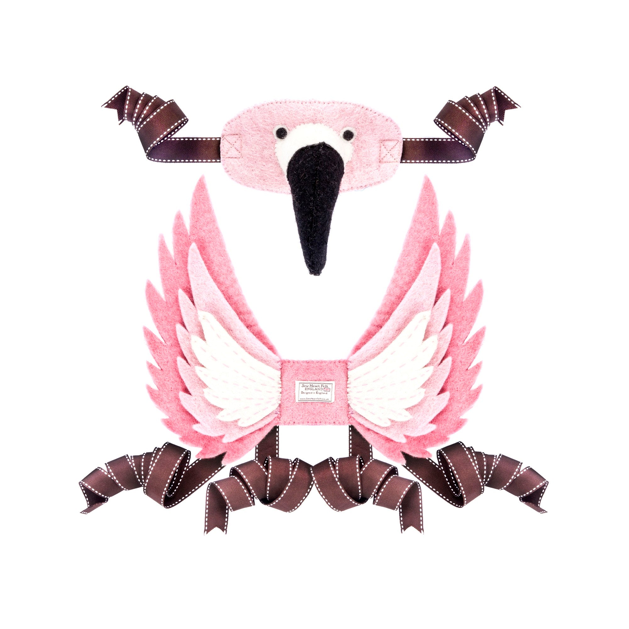 flamingo dressing up