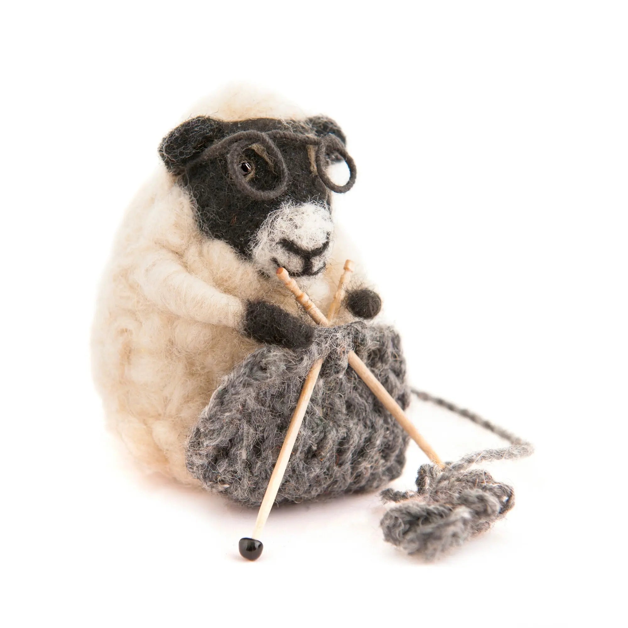 Knitting Nora Sheep Sew Heart Felt