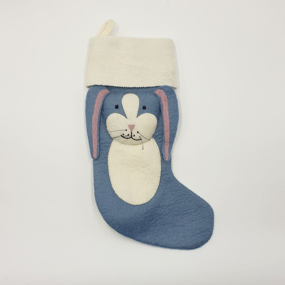 rabbit christmas stocking