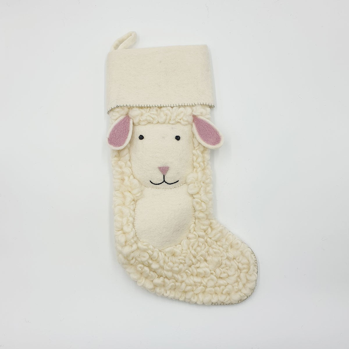 sheep christmas stocking